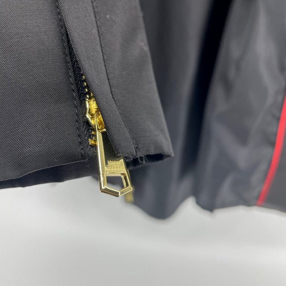 STEVE MADDEN Black Belted Hi Low Trench Coat Jacket - Picture 11 of 12